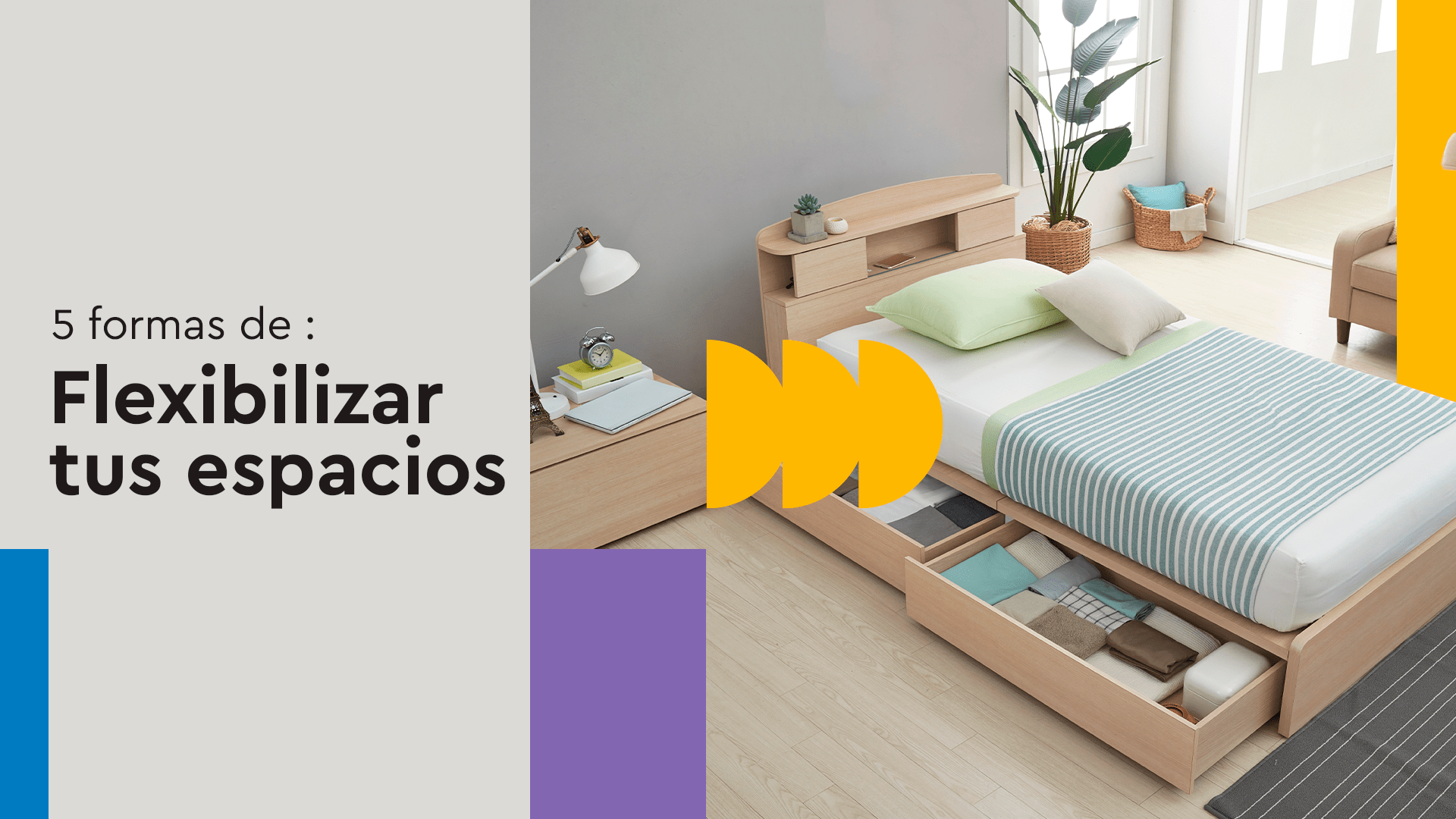 5 formas de flexibilizar tus espacios